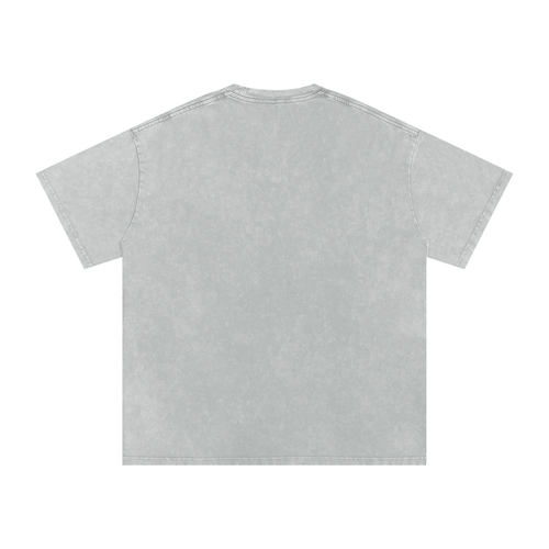 SLN "Angel Chain" Snow Washed Oversized Cotton T-Shirt